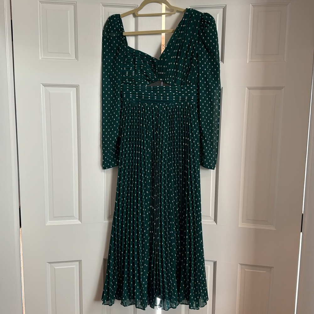 Self Portrait Asymmetrical MIDI Dress- Size UK 8/US 4 - Picture 4 of 11